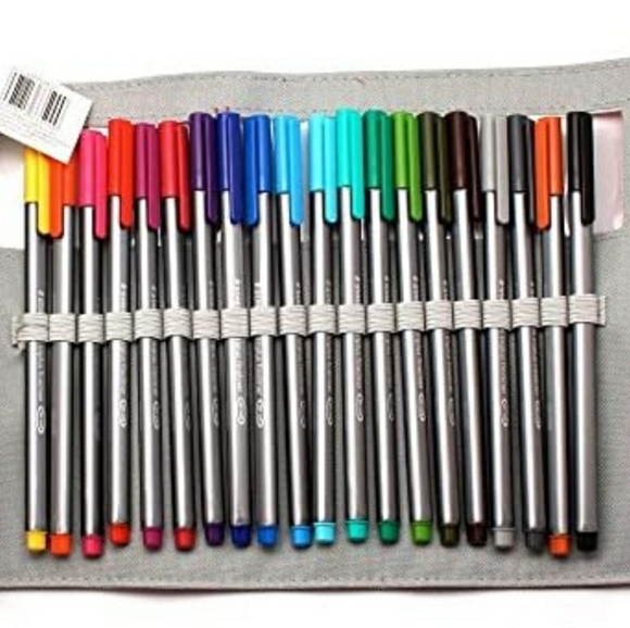 Staedtler triplus fineliner 20pk with pencil case - Picture 6 of 6
